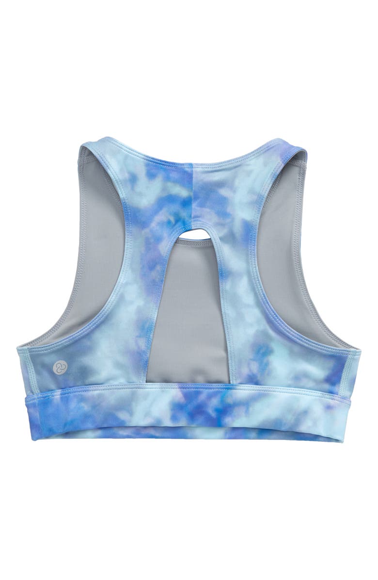 Zella Girl Printed Loop Sports Bra, Alternate, color, 