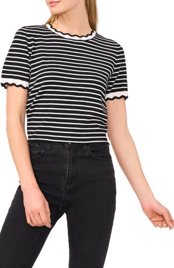 Scallop Neck Sweater