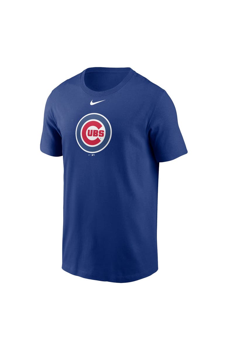 Nike Men's Nike Royal Chicago Cubs Fuse Logo T-Shirt, Alternate, color, Royal
