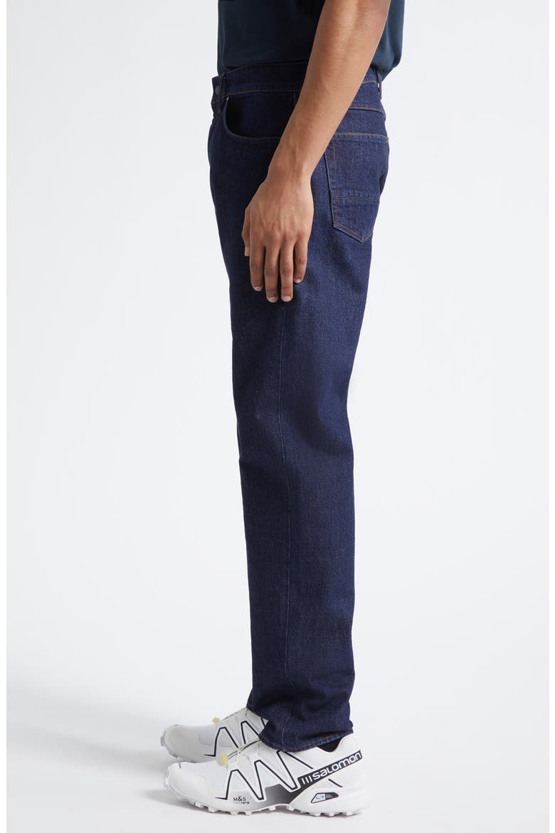 Cotton Straight Leg Jeans, Alternate, color, BLUE RINSE
