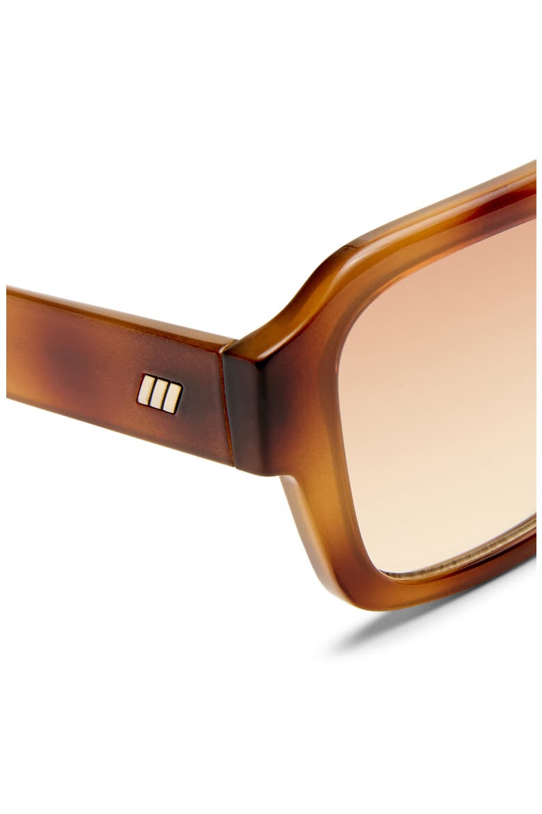 Subzero 54mm Aviator Sunglasses, Alternate, color, VINTAGE TORT / BROWN GRAD