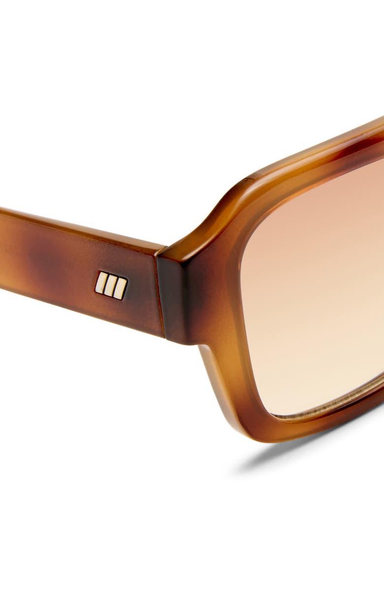 Le Specs Subzero 54mm Aviator Sunglasses, Alternate, color, Vintage Tort / Brown Grad