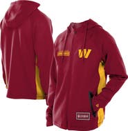 New Era Men's New Era  Burgundy Washington Commanders Combine Authentic Raglan Scuba Full-Zip Hoodie