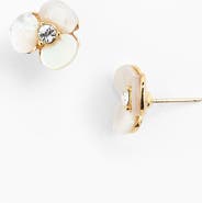 Kate Spade New York disco pansy stud earrings