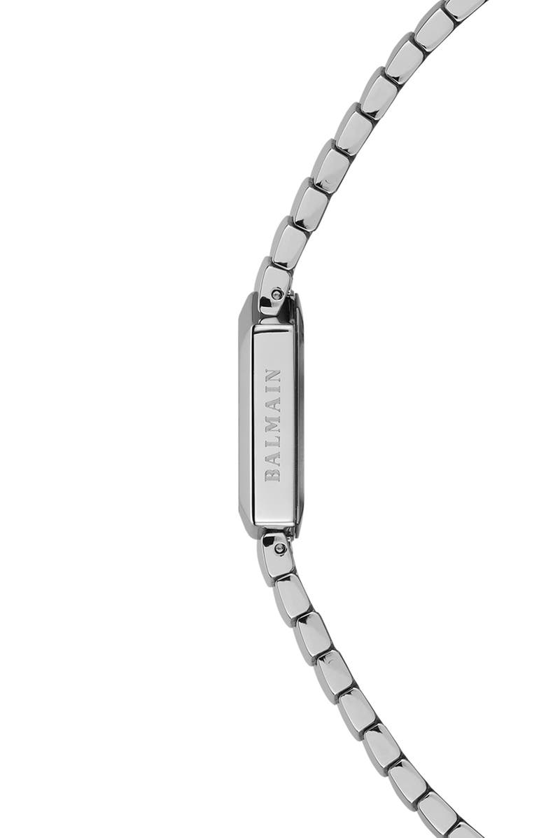 Balmain Taffetas Hexagonal Bracelet Watch, 23mm, Alternate, color, Stainless Steel