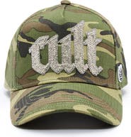 Cult of Individuality Crystal Logo Cotton Twill Baseball Cap