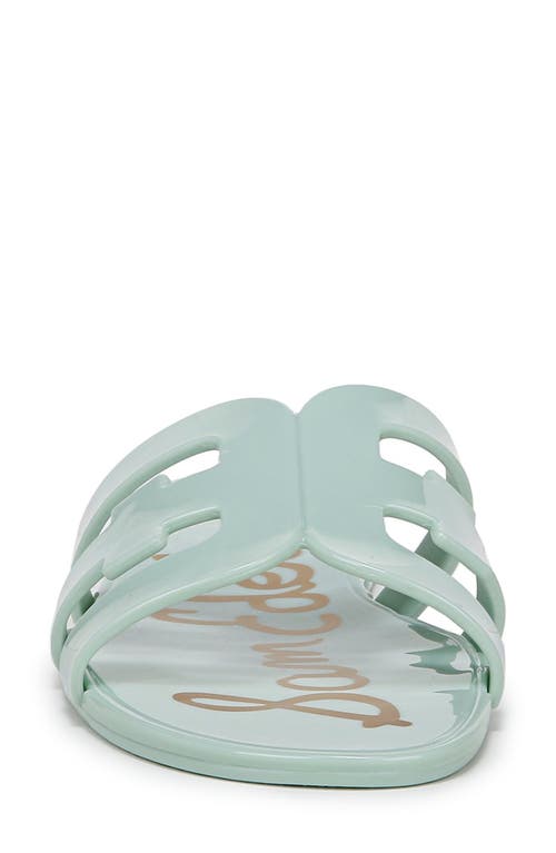Sam Edelman Bay Jelly Slide Sandal In Green