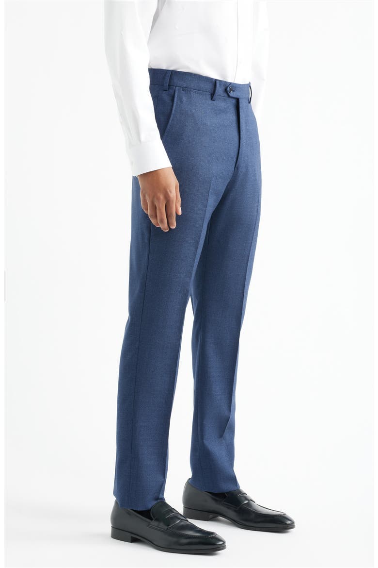 Textured Trousers, Alternate, color, DEEP BLUE