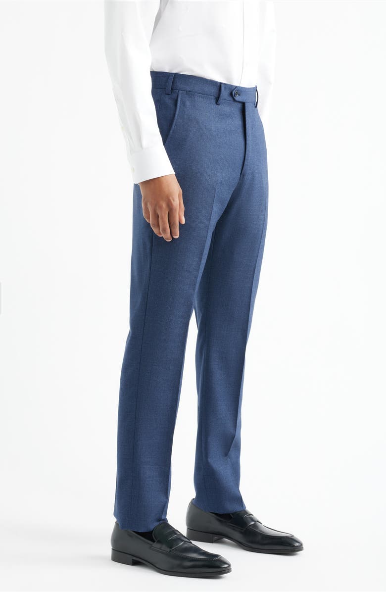 Emporio Armani Textured Trousers, Alternate, color, Deep Blue