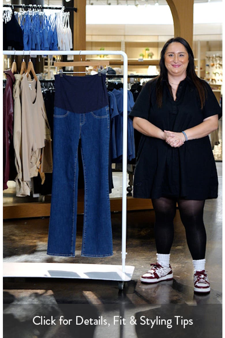 Over the Bump Flare Maternity Jeans video