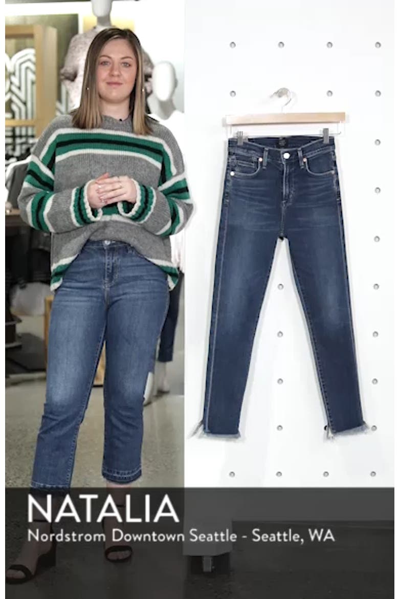 Rocket High Waist Crop Skinny Jeans video