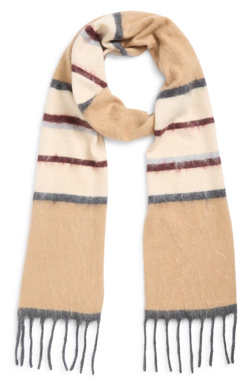 Nordstrom Brushed Cashmere Scarf In Neutral