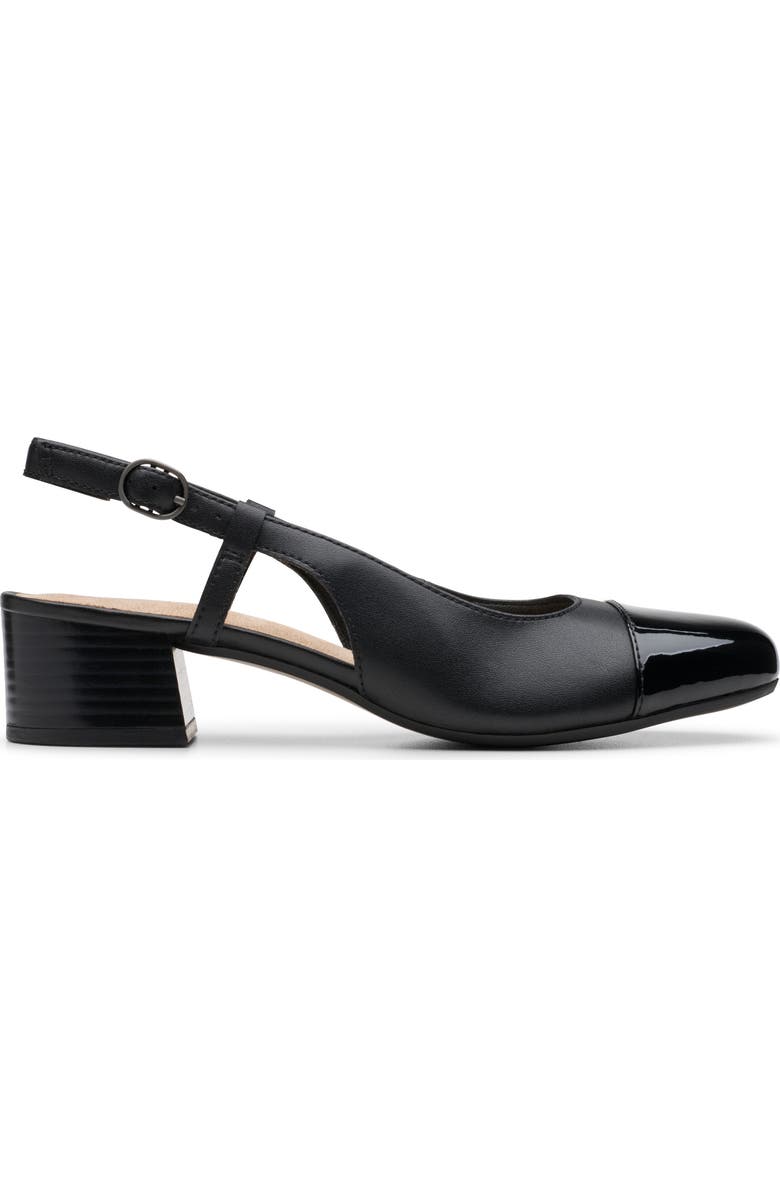 Clarks<sup>®</sup> Marilyn Rose Slingback Pump, Alternate, color, Black Combi