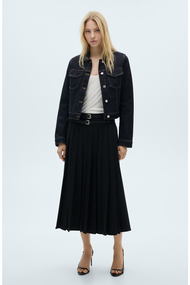 Denim Jacket with Pockets, Alternate, color, BLUE