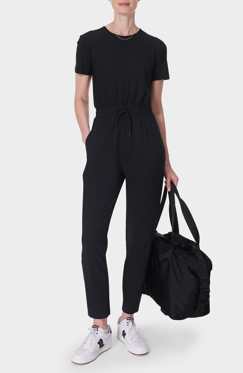 Sweaty Betty Explorer Jumpsuit, Main, color, Black