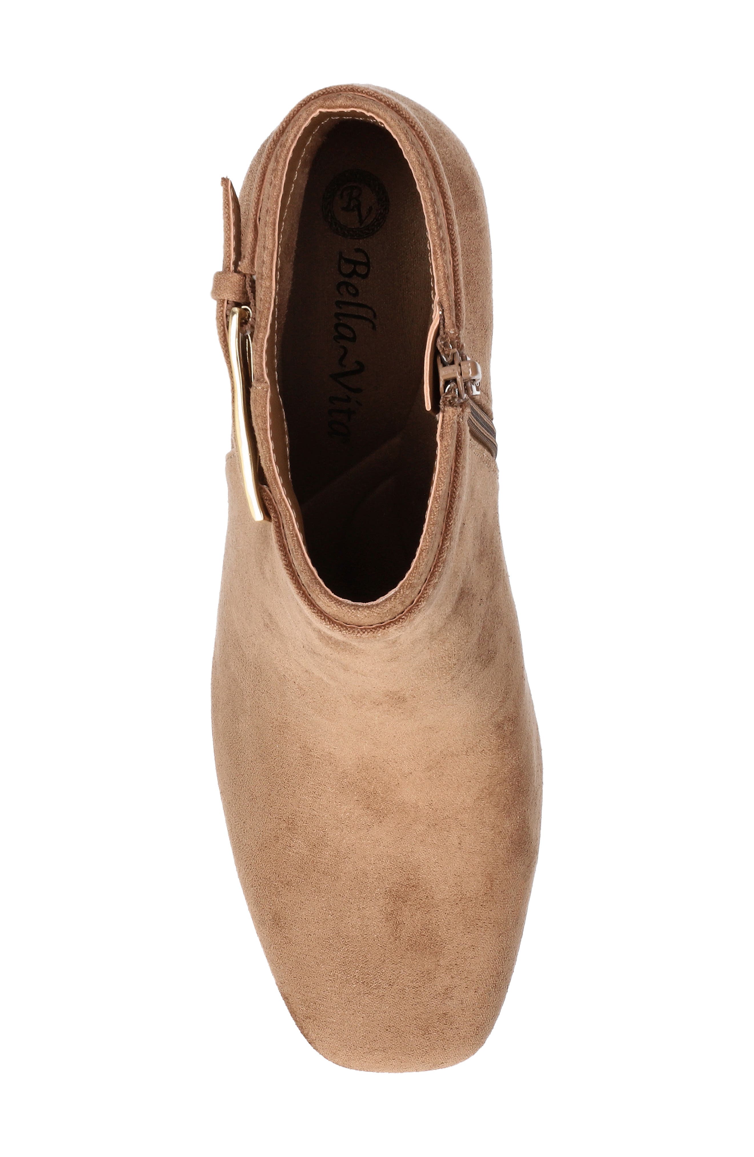 Hudson Platform Bootie, Alternate, color, SADDLE SUEDE