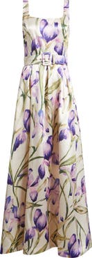 Julia Jordan Floral A-Line Gown