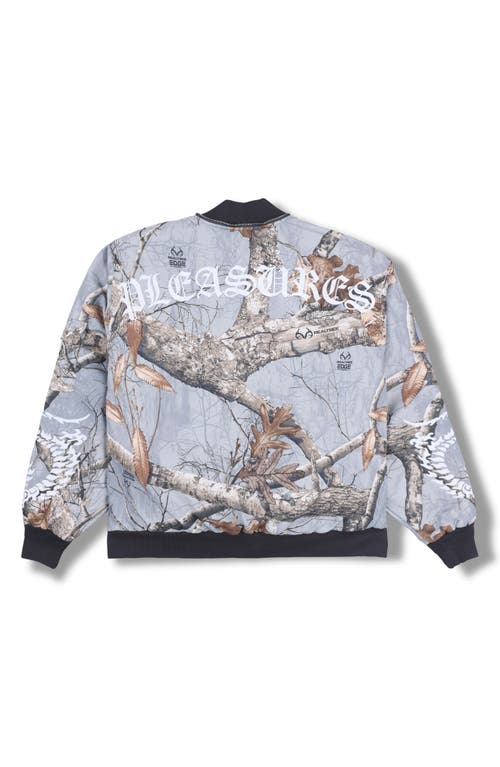 Pleasures X Realtree Edge® Dragon Water Resistant Satin Bomber Jacket
