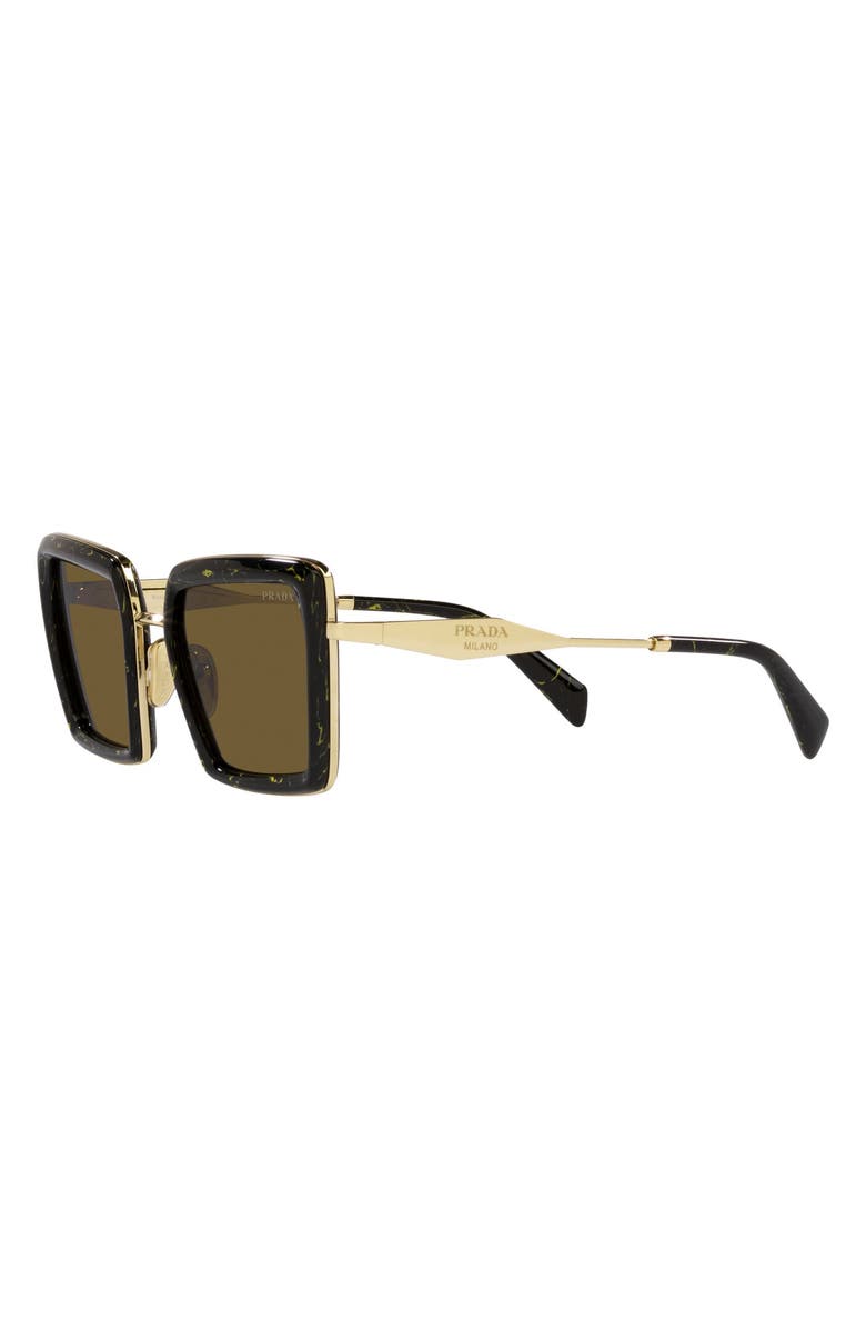 Prada 52mm Square Sunglasses, Alternate, color, 