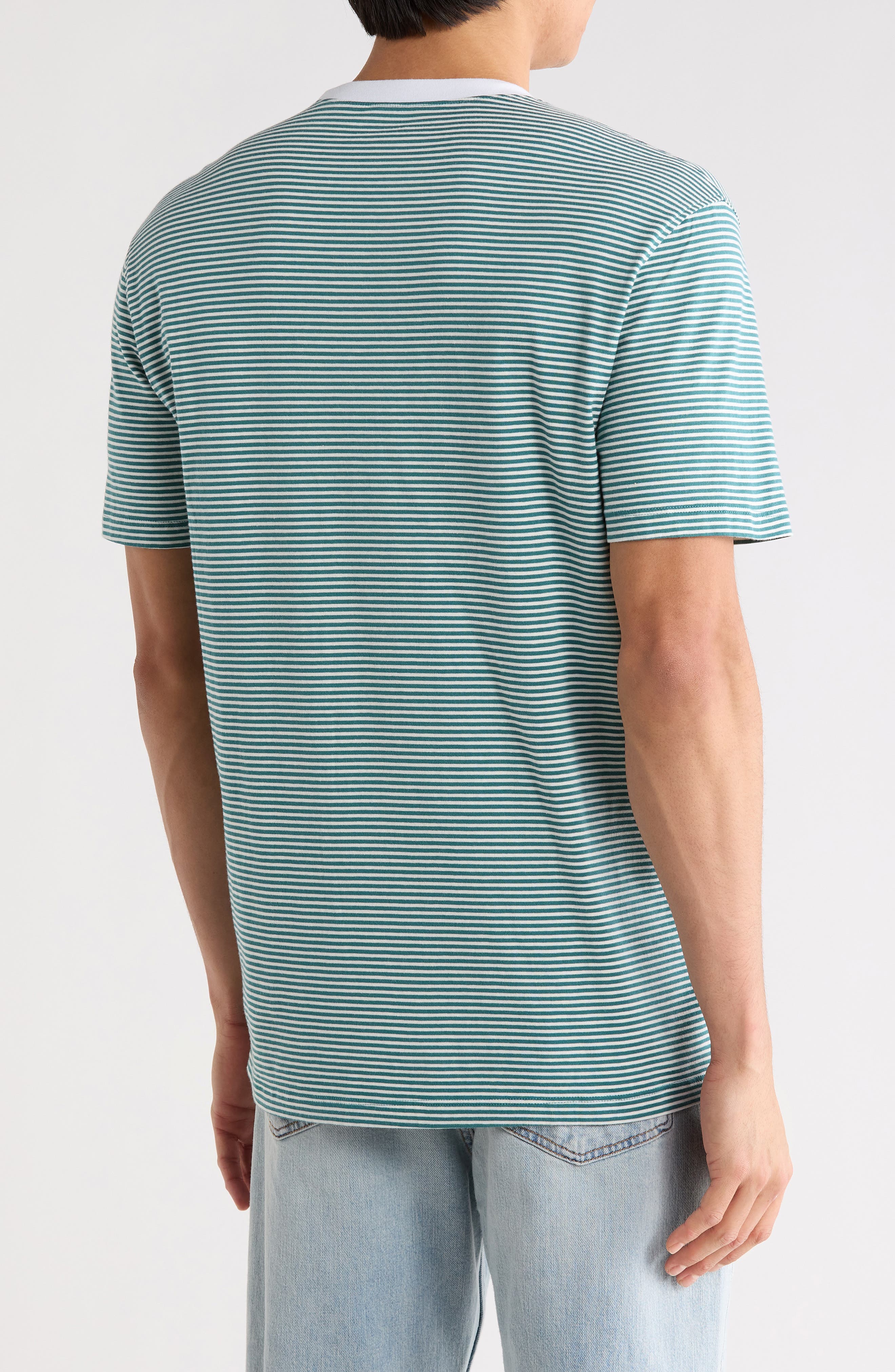 Bryce Crewneck Stretch Cotton T-Shirt - image 2