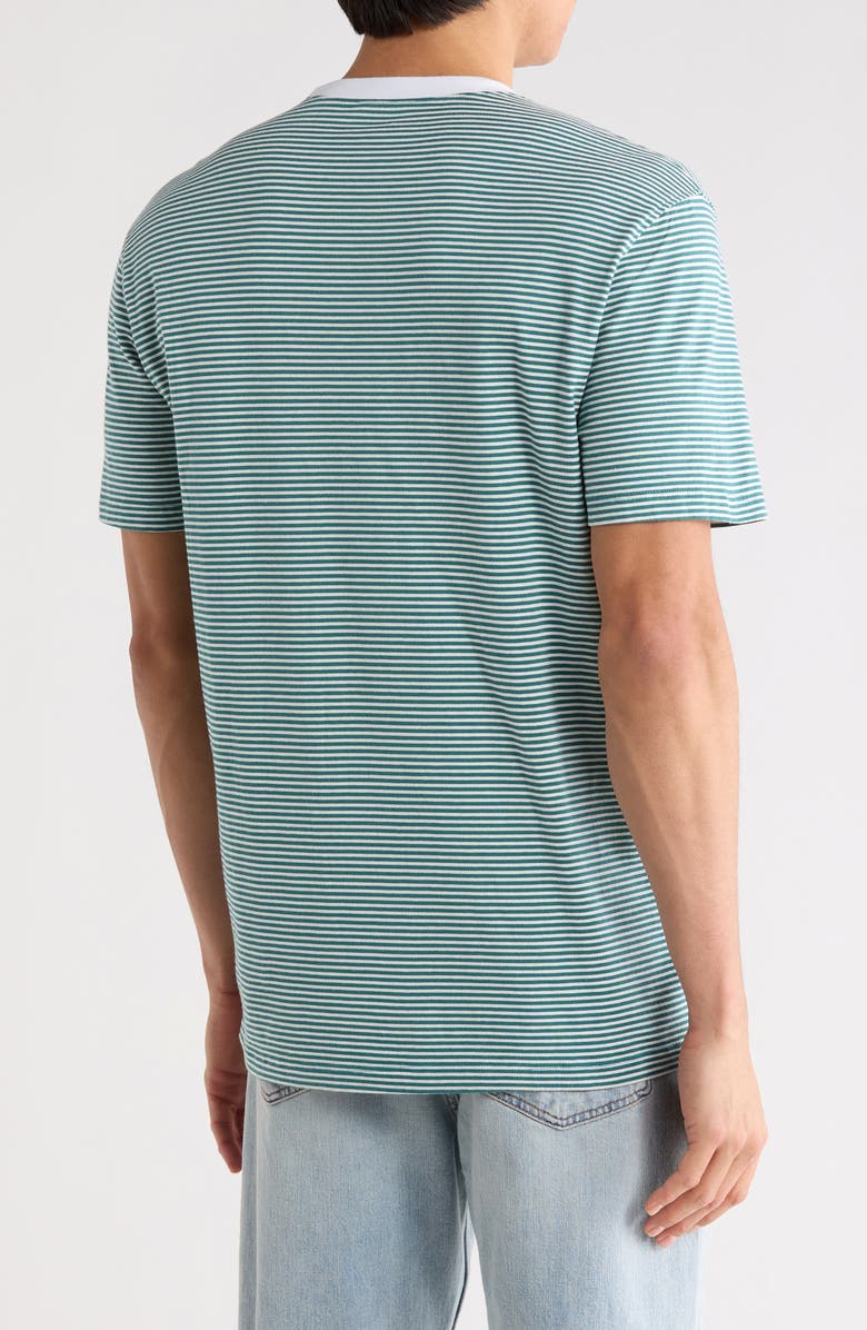 AG Bryce Crewneck Stretch Cotton T-Shirt, Alternate, color, Ocean Stone/Ivory Dust