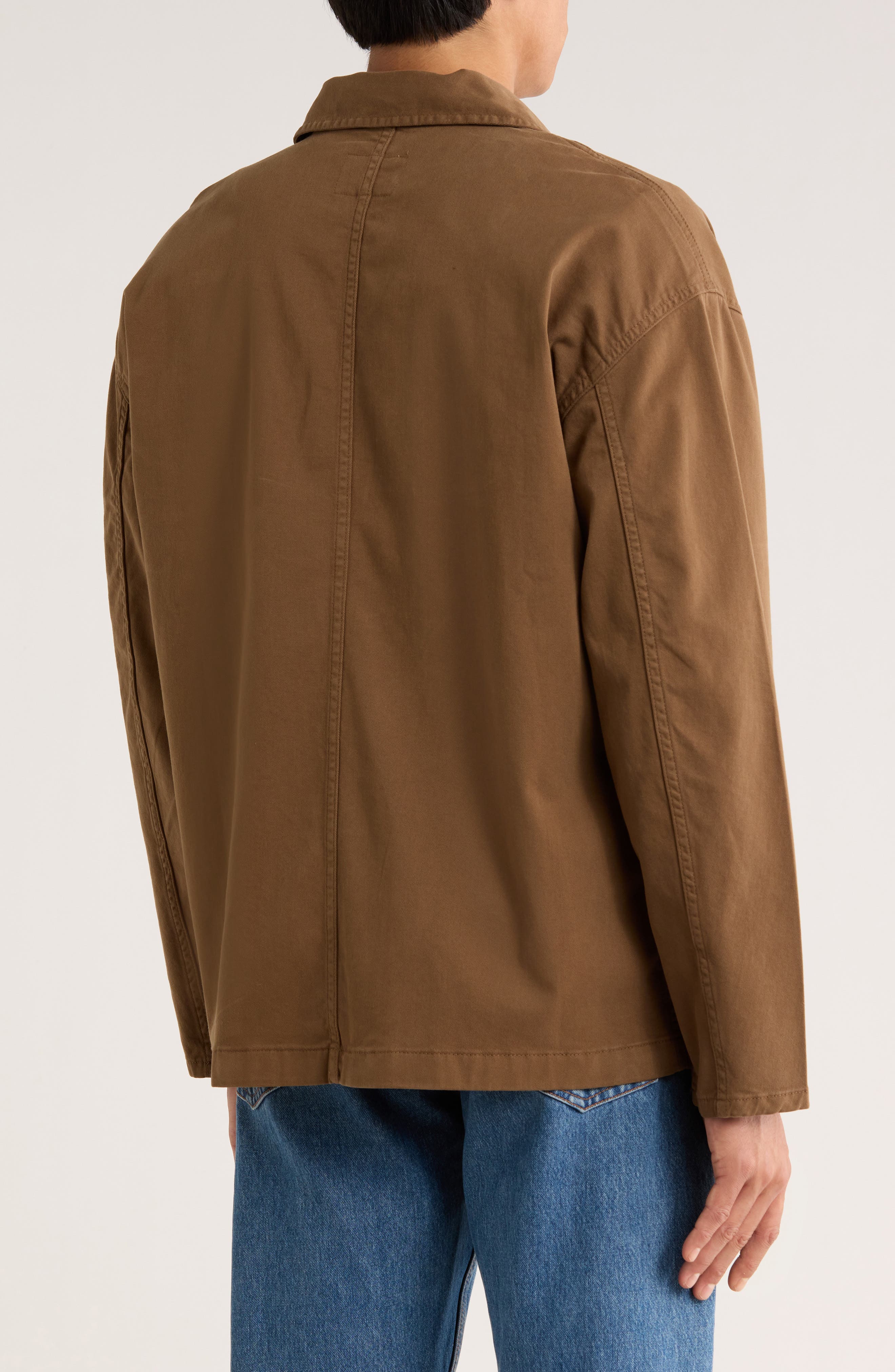 Stretch Cotton Twill Chore Jacket - image 2