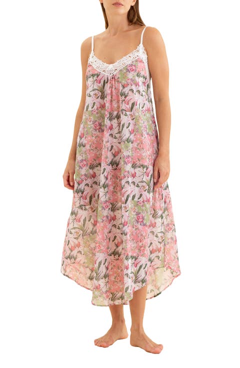 Palisades Floral Cotton Nightgown