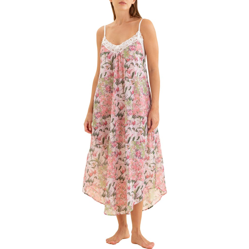 PAPINELLE PAPINELLE PALISADES FLORAL COTTON NIGHTGOWN