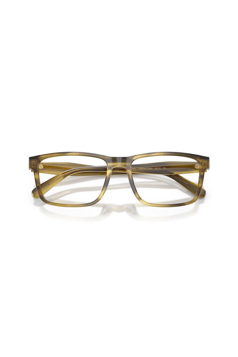 58mm Rectangle optical glasses, Alternate, color, Green