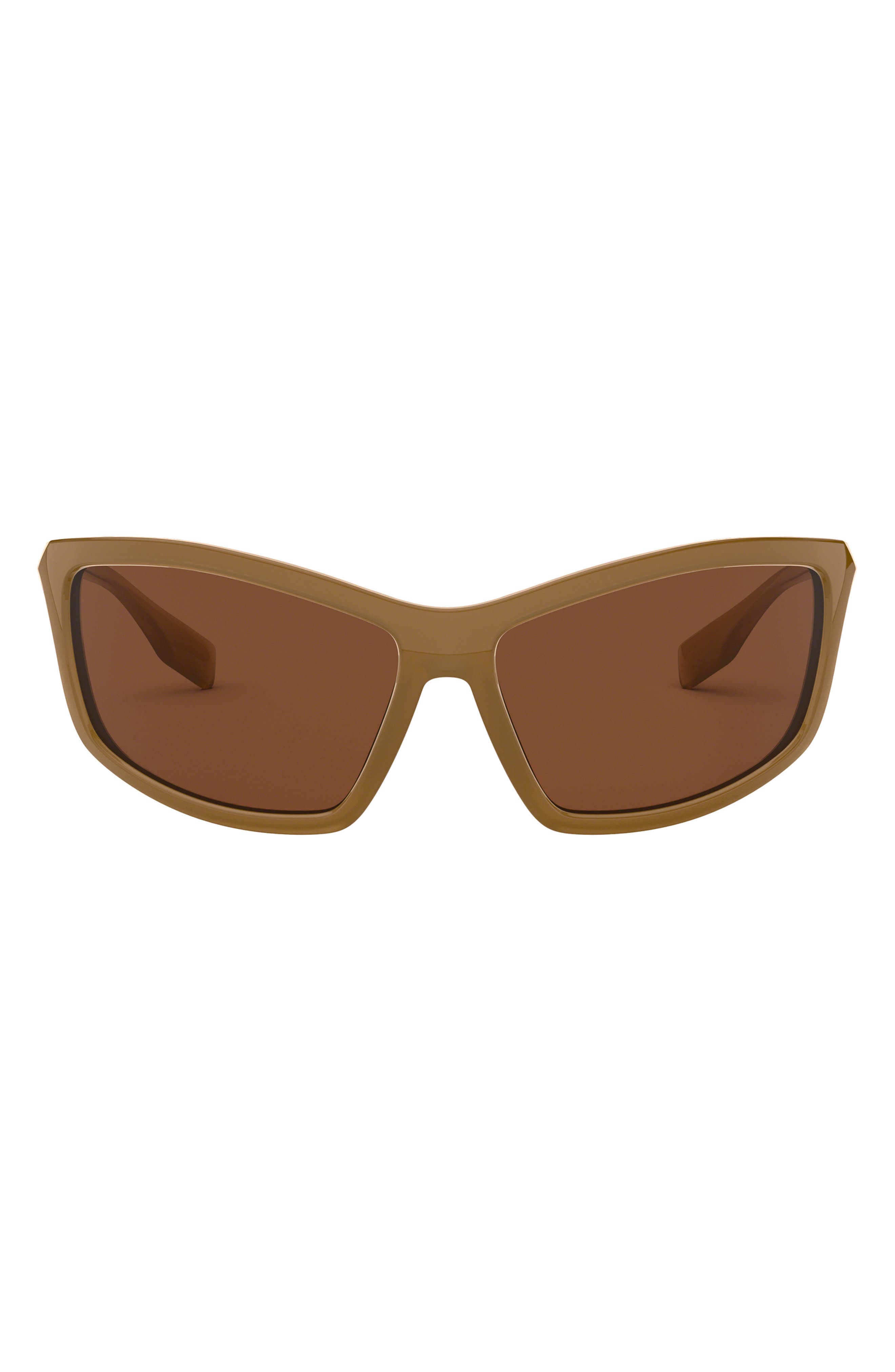 Burberry 66mm Rectangle Sunglasses