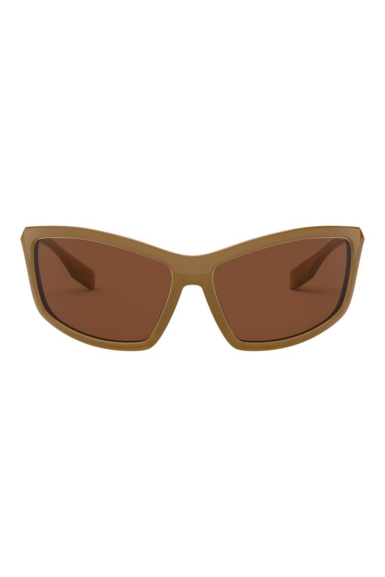 66mm Rectangle Sunglasses, Main, color, OPAL BEIGE