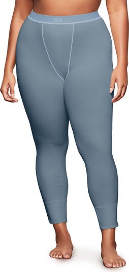 Stretch Cotton Rib Leggings