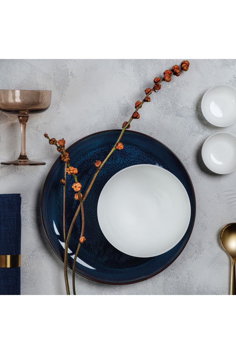 Crafted Denim Dinner Plate, Alternate, color, multi