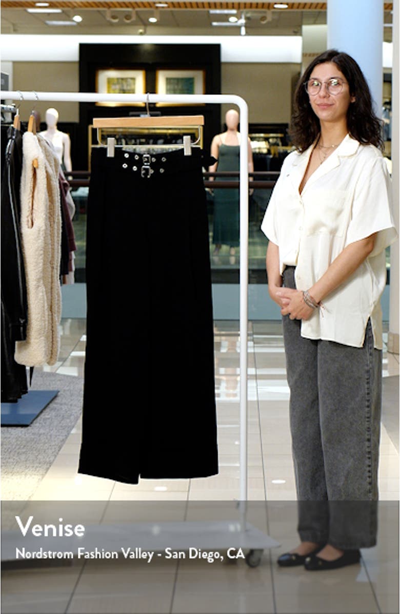 Cortina Belted Wide Leg Pants, sales video thumbnail