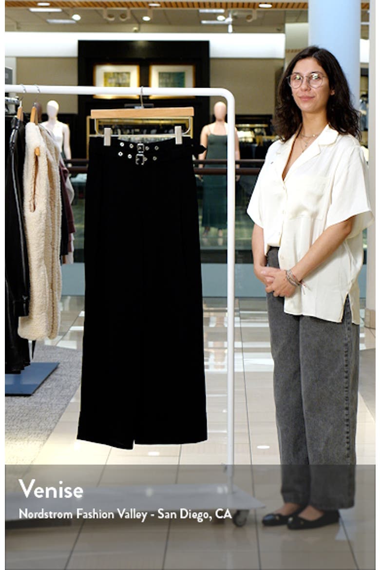Cortina Belted Wide Leg Pants video