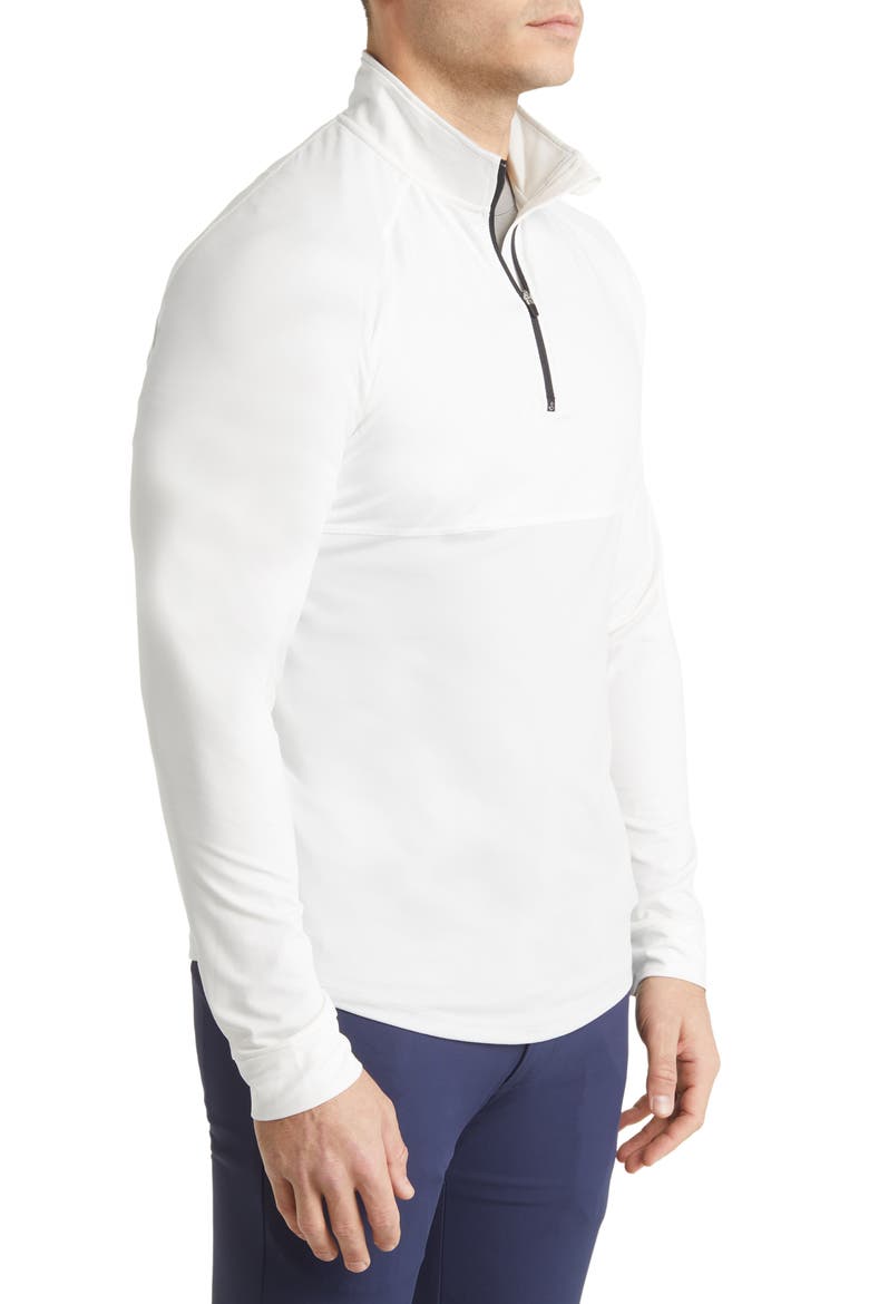 Liam Quarter Zip Pullover, Alternate, color, WHITE-GLACIER