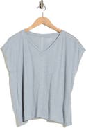 Eileen Fisher V-Neck Organic Linen T-Shirt