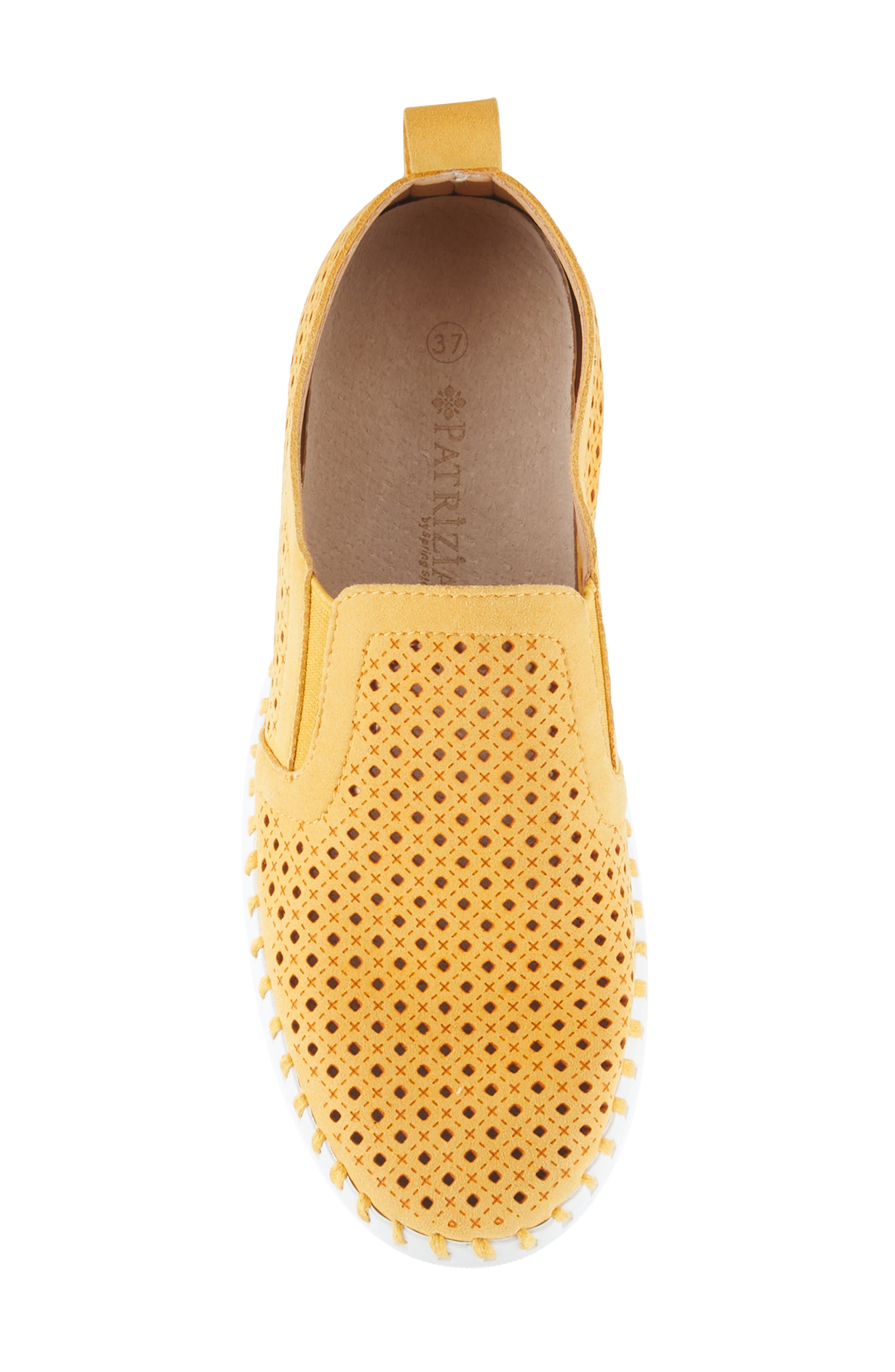 Surfie Perforated Slip-On Sneaker, Alternate, color, YELLOW