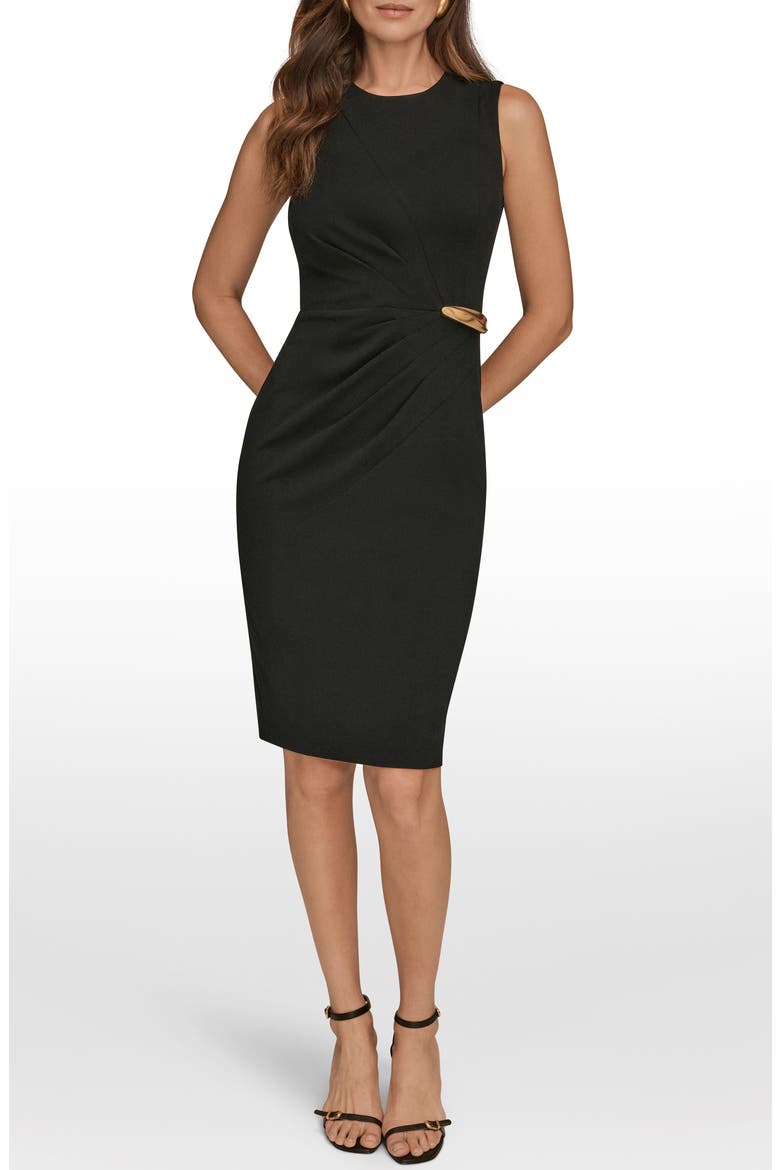 Sleeveless Sheath Dress, Main, color, BLACK