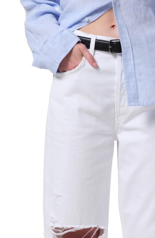 Citizen Of Humanity Ayla High Rise Baggy Pants In Zinc In Zinc (white)