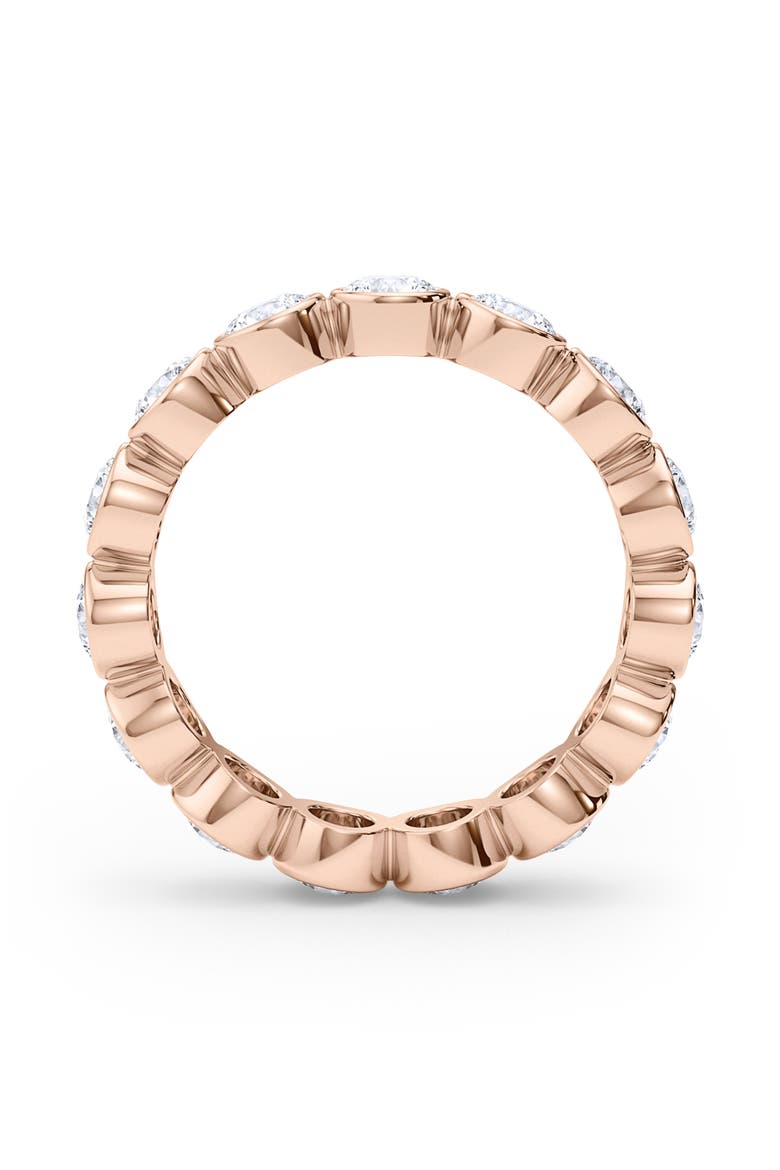 Round Cut Lab Created Diamond Eternity Ring, Alternate, color, 18K ROSE GOLD