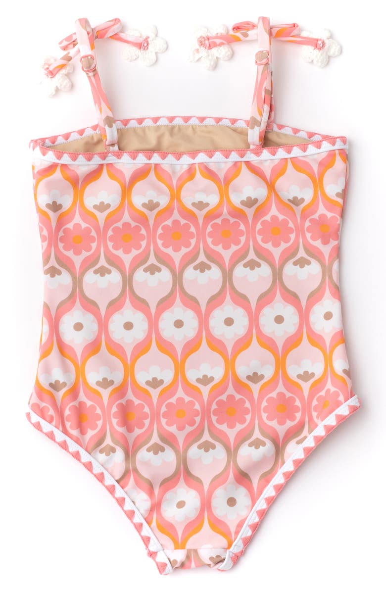 Shade Critters Kids' Summer Sorbet One-Piece Swimsuit, Alternate, color, Coral Multi