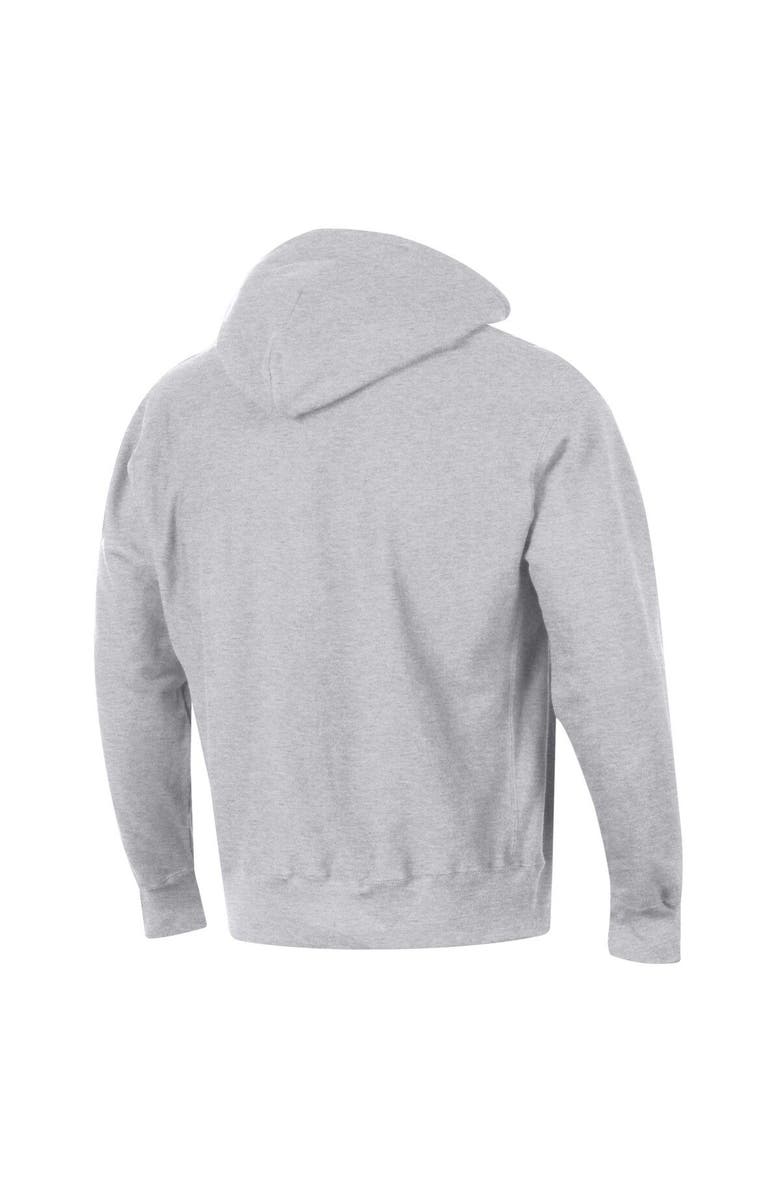 Champion Men's Champion Heather Gray Washington Capitals Reverse Weave Pullover Hoodie, Alternate, color, Heather Gray