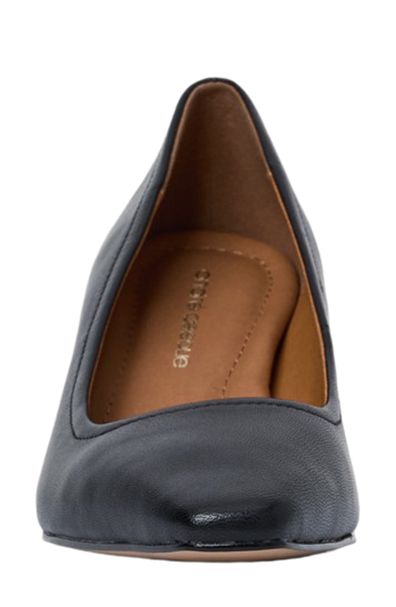 André Assous Amelia Block Heel Pump, Alternate, color, Black