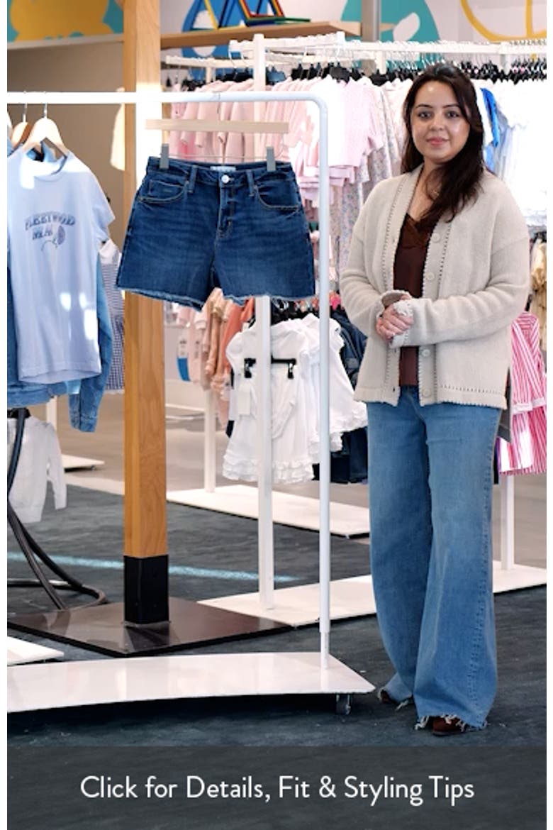 Frayed Denim Shorts video