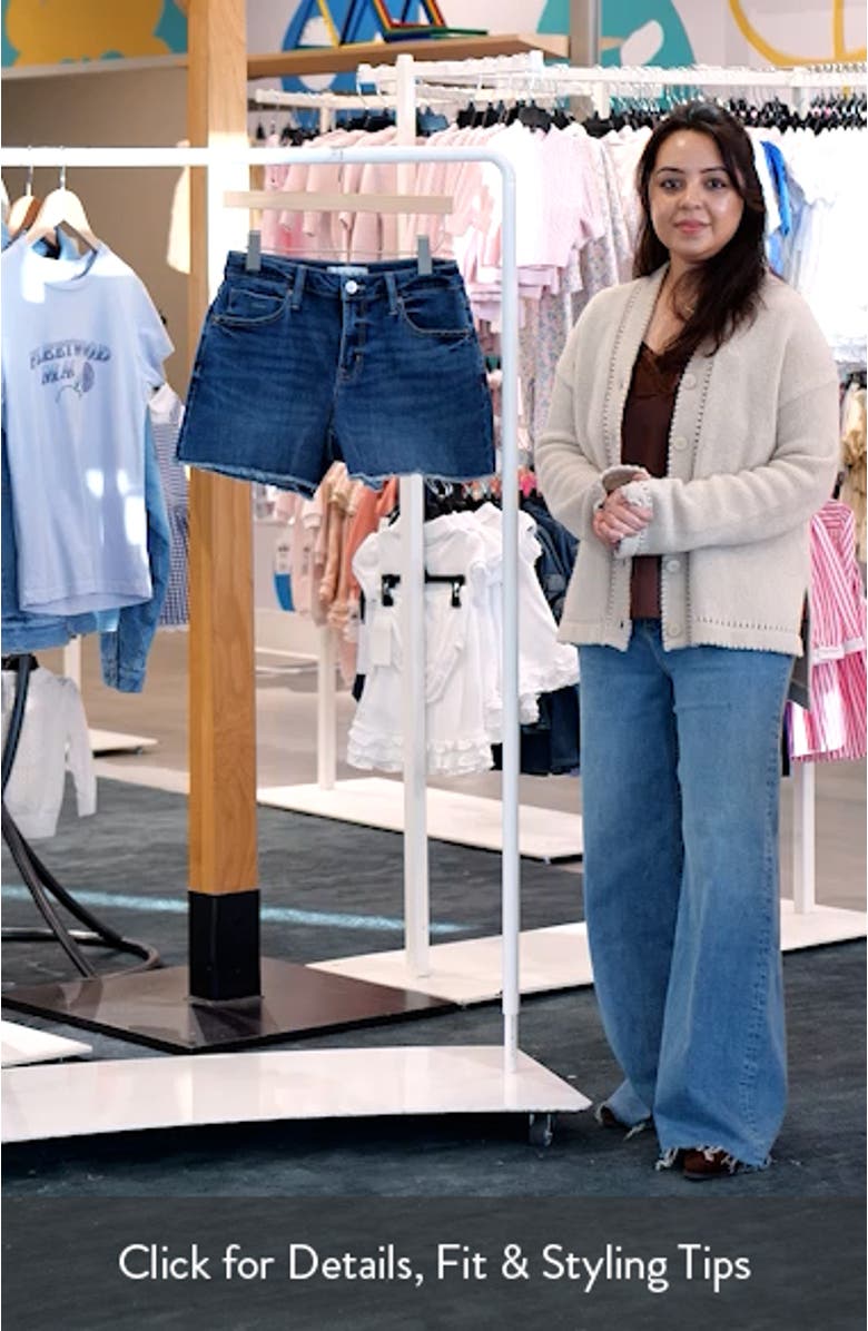 Frayed Denim Shorts, sales video thumbnail