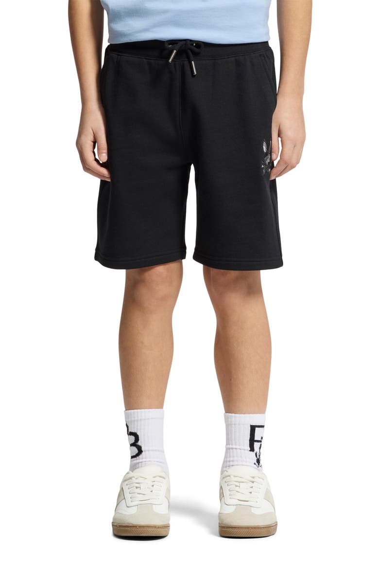 Psycho Bunny Kids' Embroidered Cotton Sweat Shorts, Alternate, color,