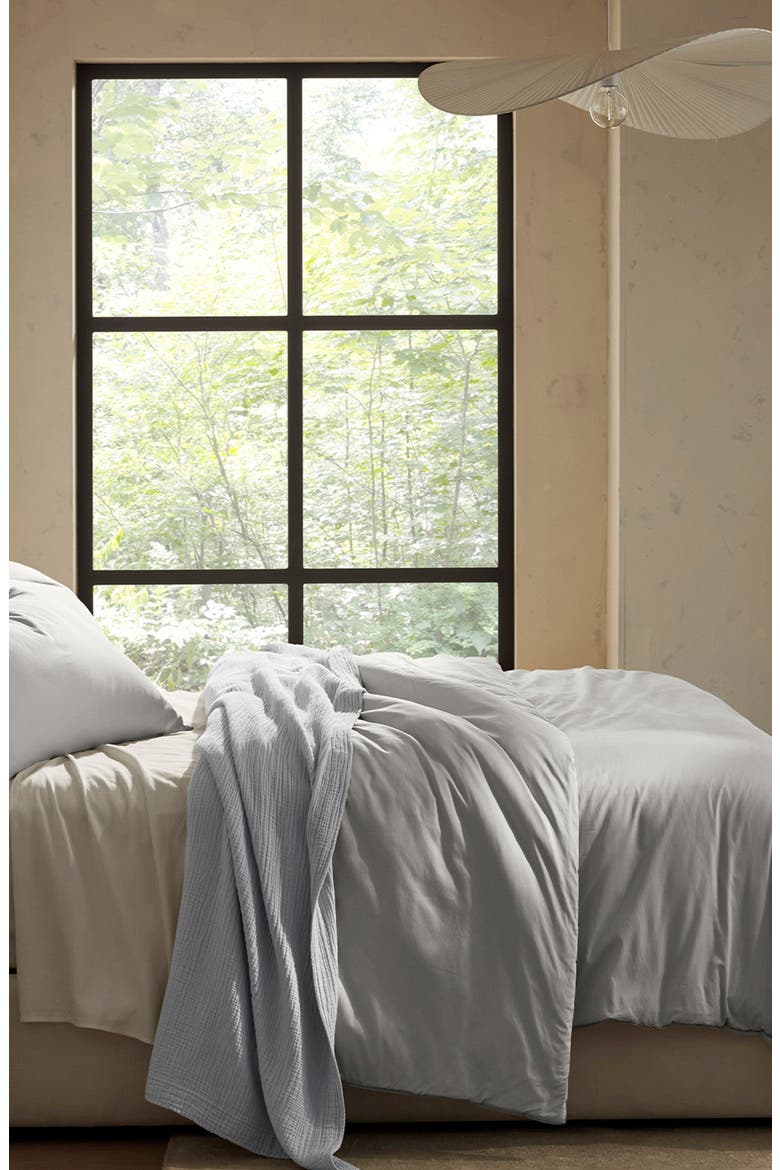 Signature Comforter & Shams Set, Alternate, color, MIST
