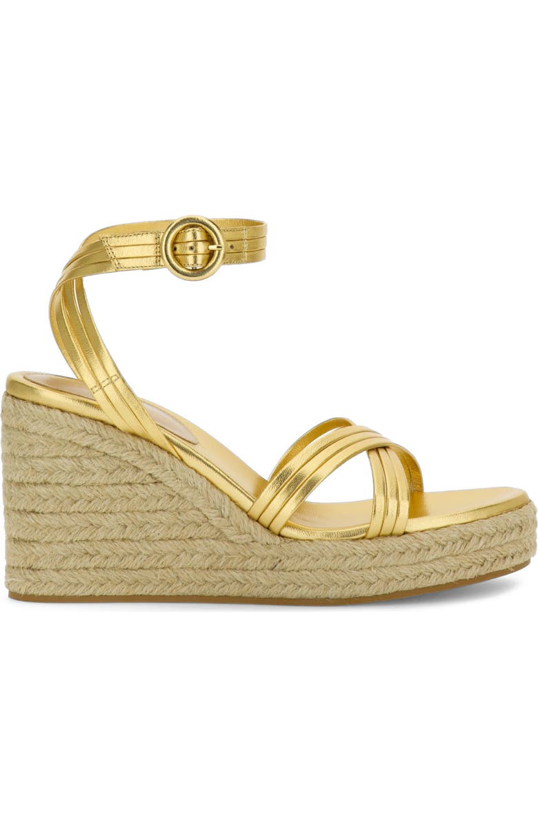 Gianvito Rossi Lianne Beach Espadrillas, Main, color, Gold Nappa
