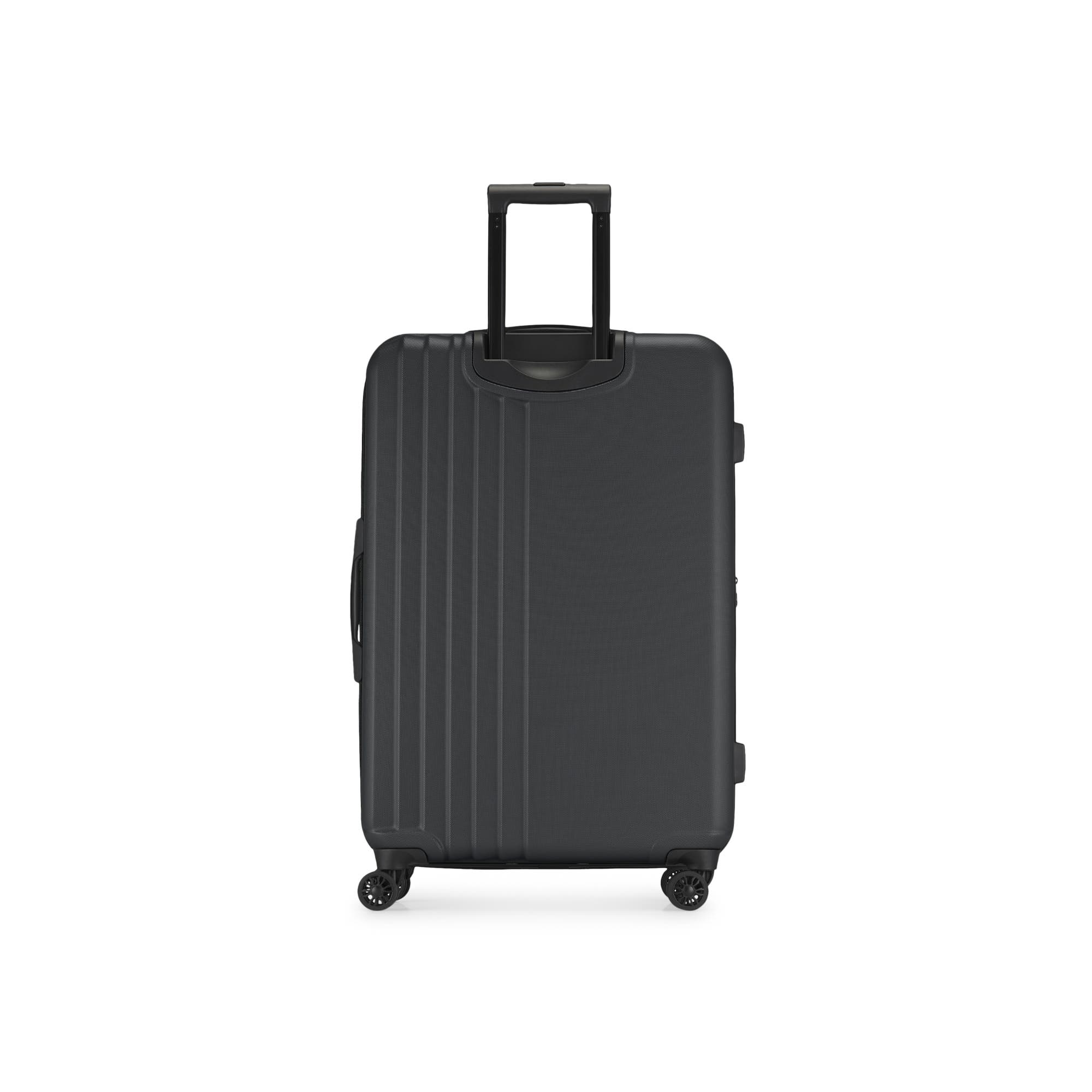 bugatti The Classic Hardside Check-In Large Luggage with Expansion, Alternate, color, Black